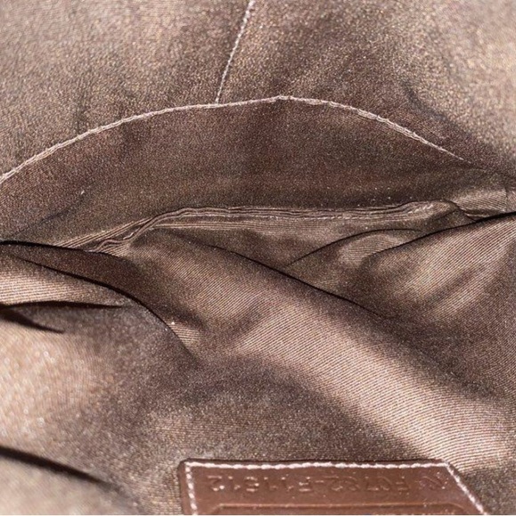 Coach Brown Suede Messenger Handbag- Never Used. - Picture 5 of 8